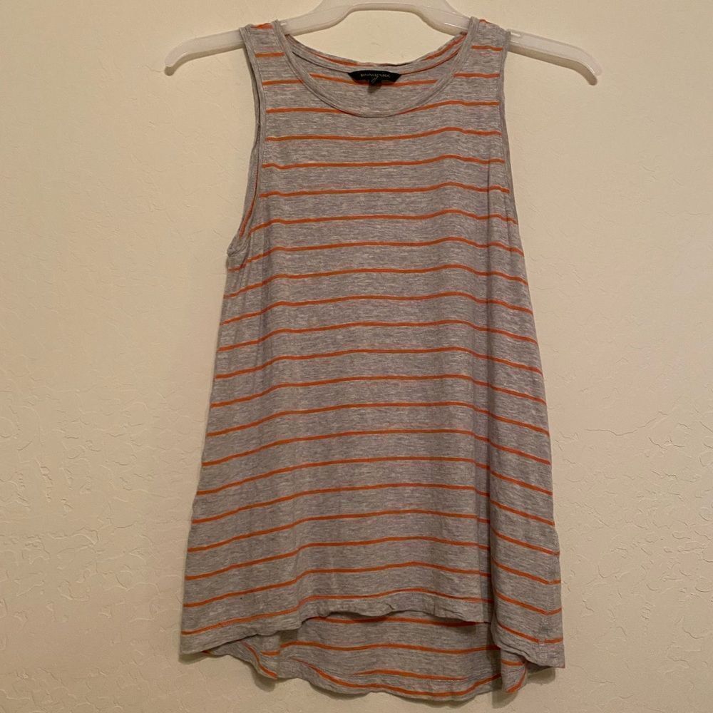 Banana Republic Women M Stripe Tank Top Sleeveless Scoop Neck Cotton Colorful